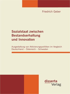cover image of Sozialstaat zwischen Bestandserhaltung und Innovation